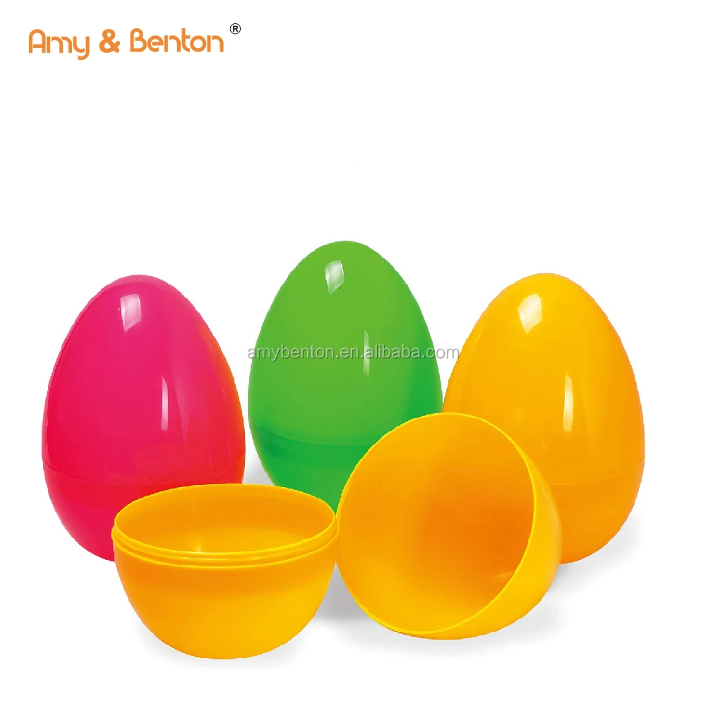 Hot Sale Bright Children Surprise Jumbo Plastic Easter Eggs