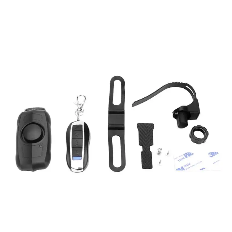 110dB USB Rechargeable Wireless Anti-Theft Vibration Motorcycle Bike Bicycle Security Lock Alarm with Remote Control