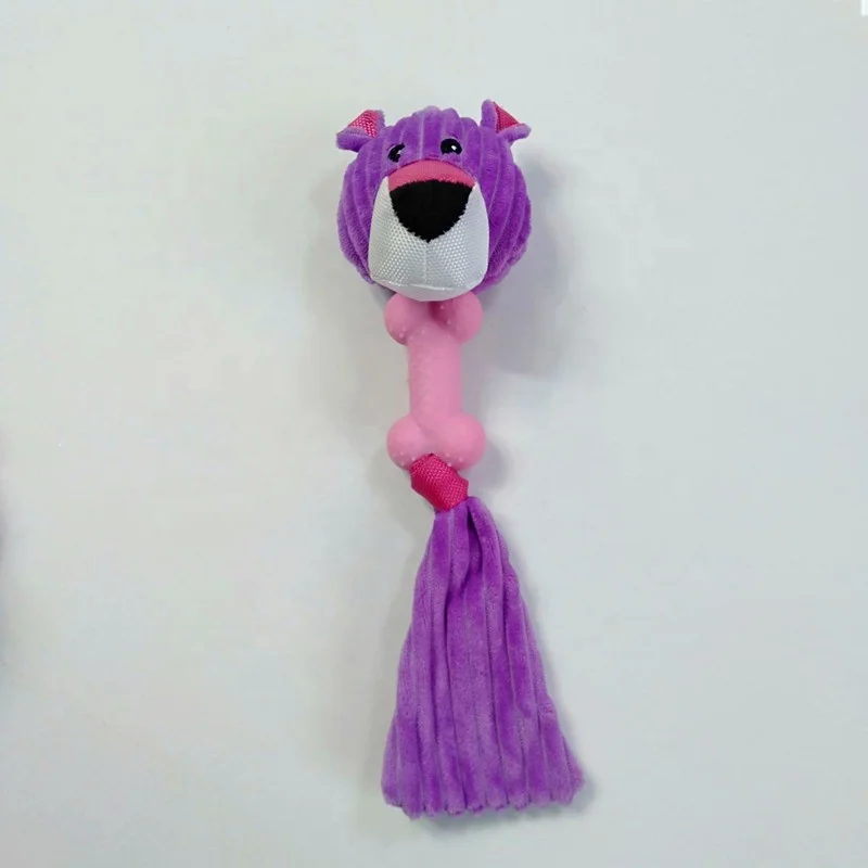 Wholesale TPR Rubber Dog Bone Squeak Dog Chew Toys