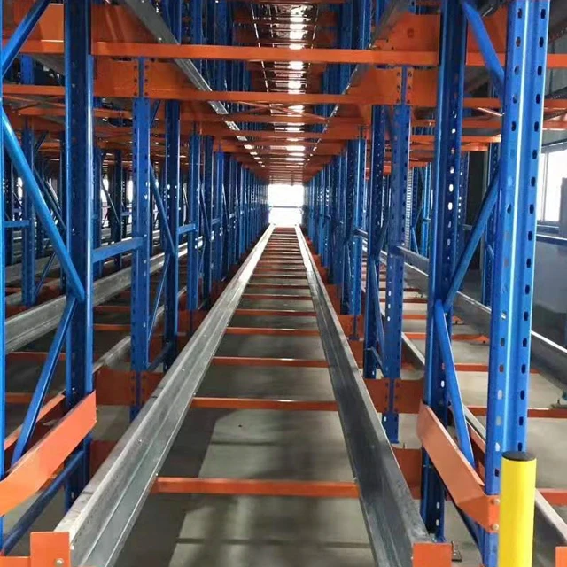 Steel Wireless Remote Control Storage Radio Shuttle Racking for Warehouse