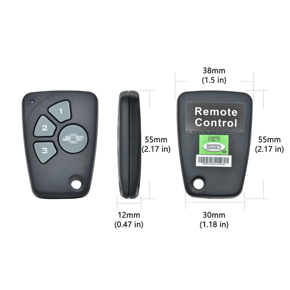 Control Alarma Chevrolet Chevystar Spark Gt Dmax Optra Aveo