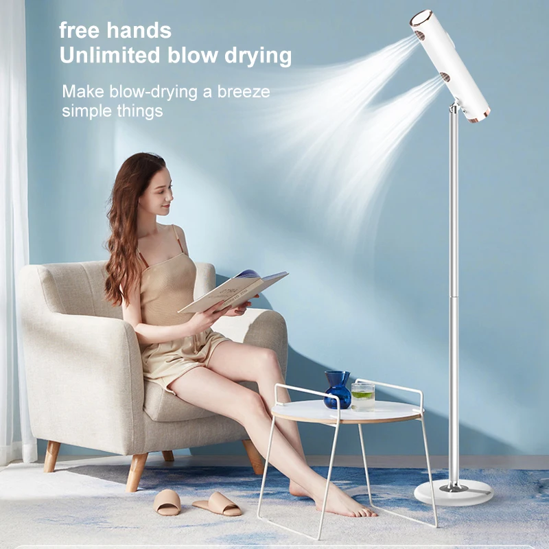 Professional High power Quick Drying Hands Free Hair Blower Adjustable Negative Ions Vertical Fast Hair Drying Machine