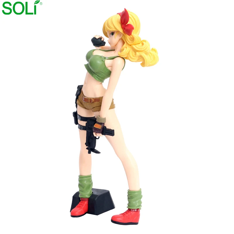 Oem custom 25cm pvc toy Sexy girl figure action figures toys ball z Lunch