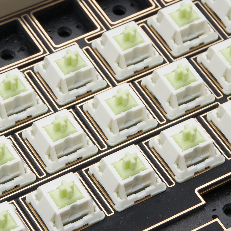 WEIKAV Ling Lan Switch HIFI Mahjong Sound Linear PC Gamer Accessories Customized Mechanical Keyboard Five-Pin Linear MX Switch