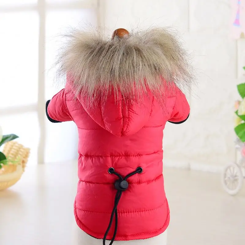 Manufacturer Wholesale Small Pet Down Jacket Warm Button Design Cotton Winter Dog Jacket