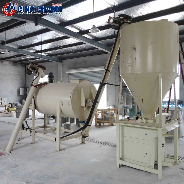 China Hot Sale Semi-automatic Putty Powder Dry Mix Mortar Production