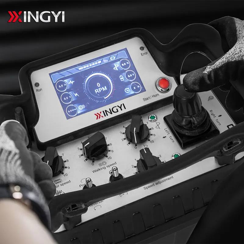 850LE Heavy Duty 380V-440V 3P 50/60HZ 4 Discs 12 Heads Auto Remote Control Concrete Floor Grinder