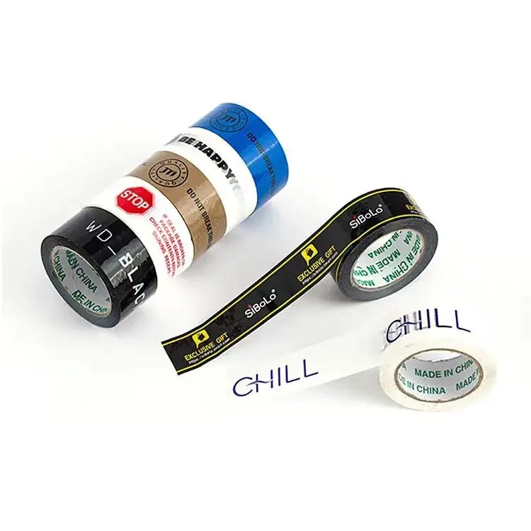 Custom Printed Strong Adhesive Branded Logo Carton Sealing Packing Tape Plastic Packaging Tape