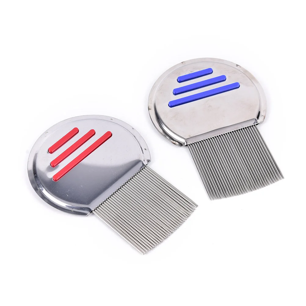 Multifunctional Cat Dog Grooming Combs Hair Removal Trimmer Stainless Steel Fine Toothed Pet Flea Comb Brush