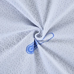 Coolmax Thick Knitted Mattress Fabric,knit Fabric Printed New Design Blue Knit Fabric Bedding 100% Polyester Jacquard YARN DYED