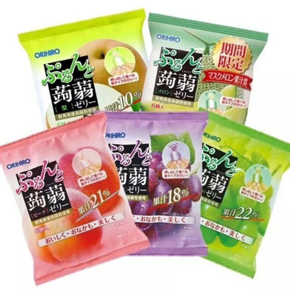 Yummy Вкусный сладкий коньячный желеобразный фруктовый пудинг из Японии