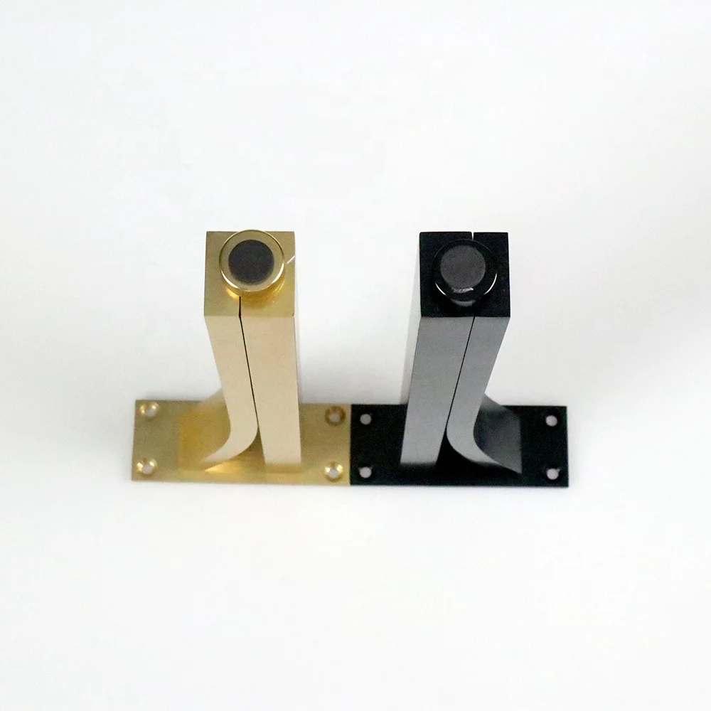 Aluminium Solid Cabinet Furniture Brass Gold And Black Support Leg Feet
