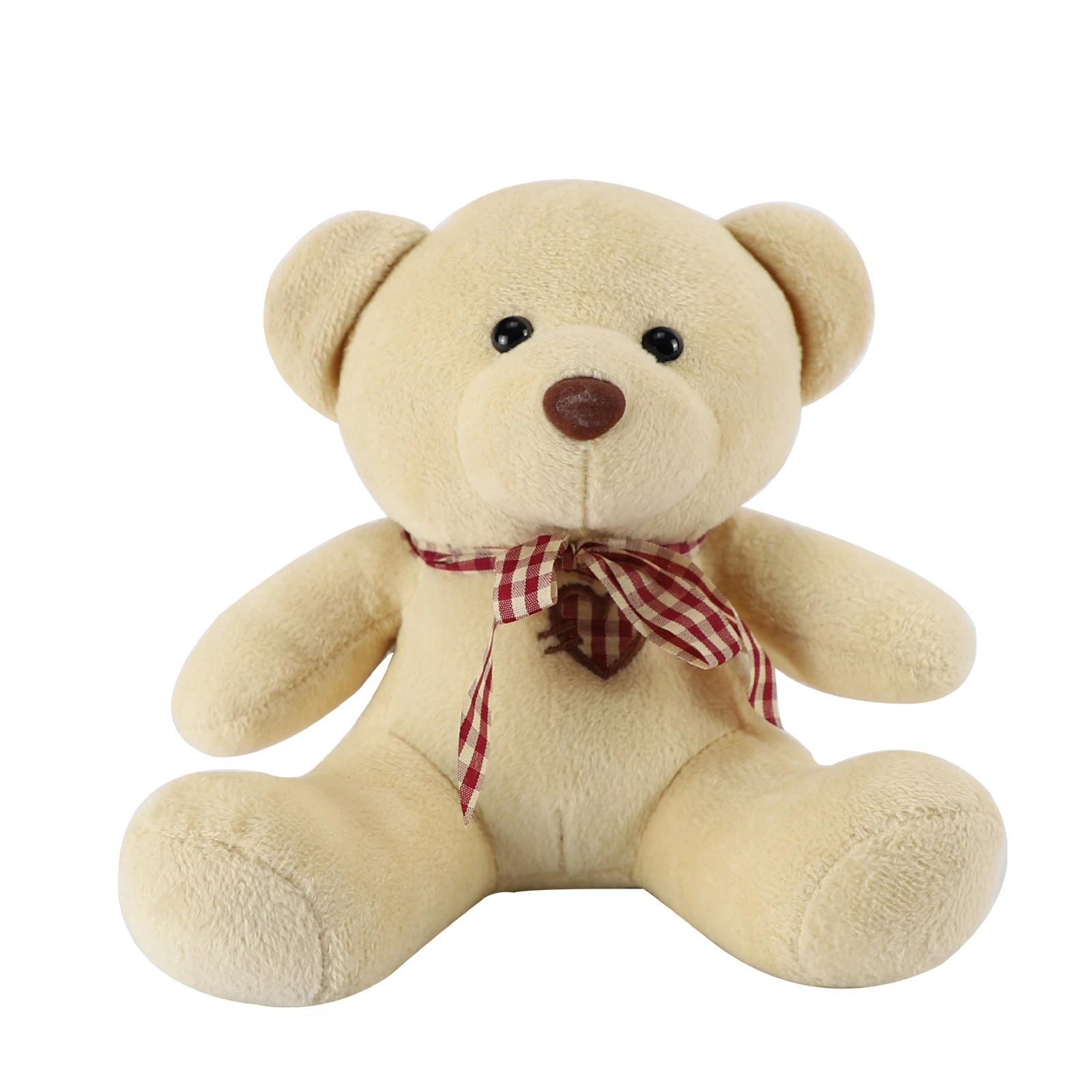 Best selling high quality sitting bear with scarf stuffed  teddy bear toy