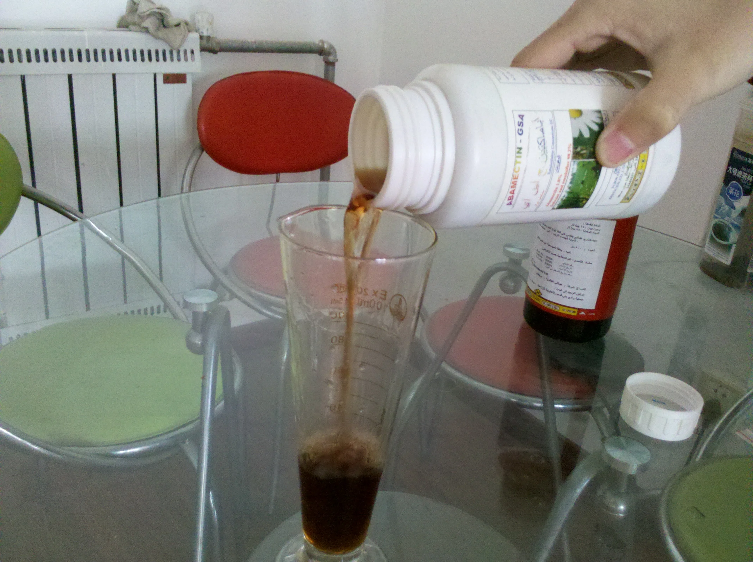 Insektisida, бензоат эмамектина 5% EC, маленькая упаковка для рынка Ближнего Востока