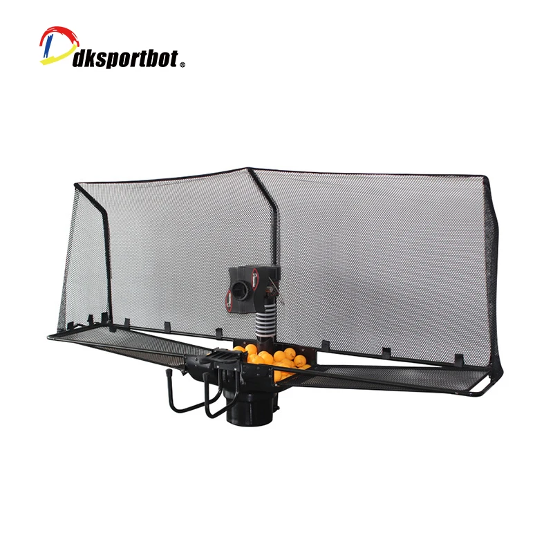 Portable high quality mini table tennis table robot pingpong training machine
