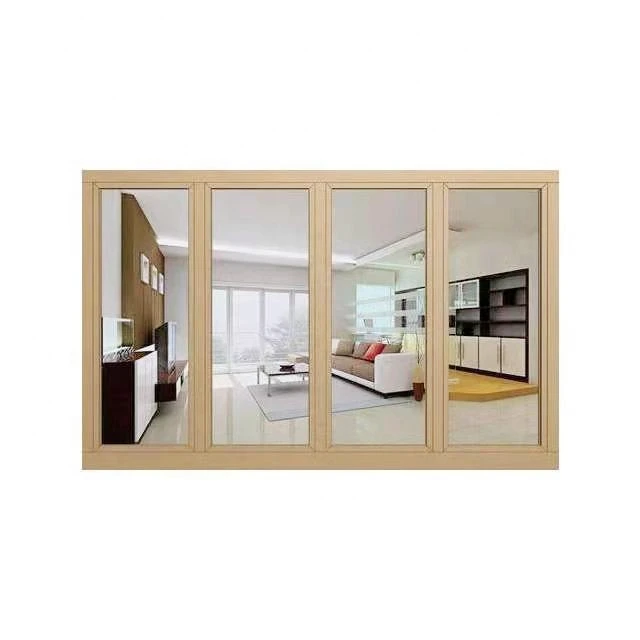 China factory modern hurricane impact  hollow double glass sliding aluminum windows and doors building glass windows