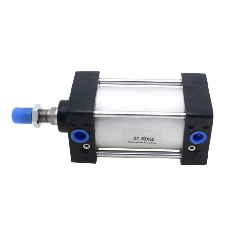 
SC63 Standard Air Cylinders 63mm Bore Double Acting Pneumatic Cylinder SC 50/75/100/125/150/175/200/250/300mm Stroke 