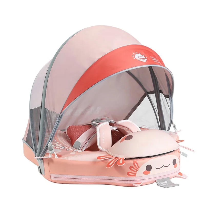 Factory Made  Air Free Mambobaby Baby Float Non-Inflatable Safe and Fun Baby Swimming Ring for Babies First Swim in Pools.