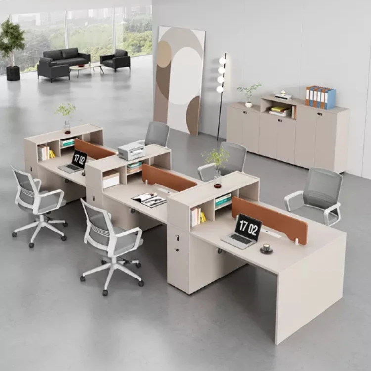 Wholesale 6 Person Workstations Office Cubicle Workstations Co Working Space Furniture Partner Desk