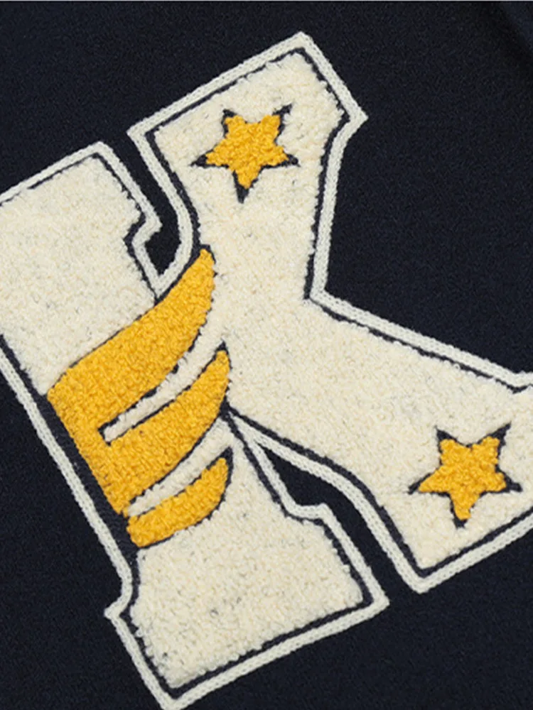 Oversized Varcity Jacket Bomber With Pu Leather Sleeves Winter Autumn Custom Jacket With Logo Hip Hop Coats For Men