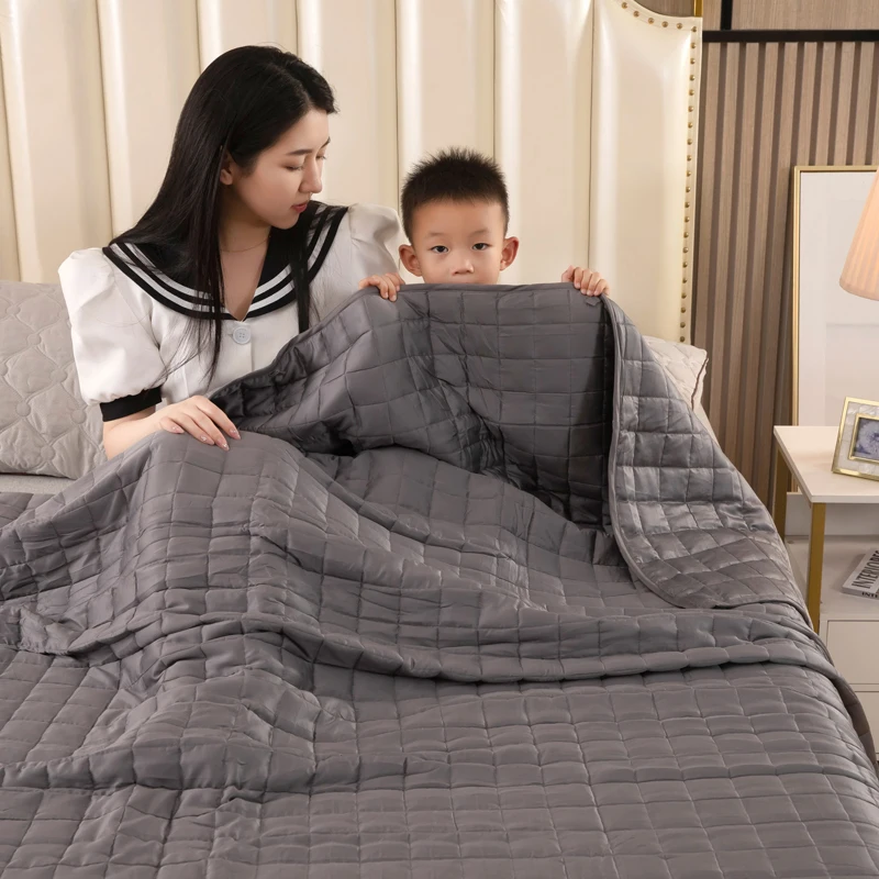 Летнее бамбуковое утяжеленное одеяло для взрослых с аутизмом, 15, 20, 25, 150 Х200 фунтов