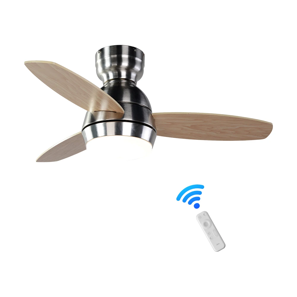 Standard eco friendly breeze remote control small room hanging ceiling fan manufacturer in china