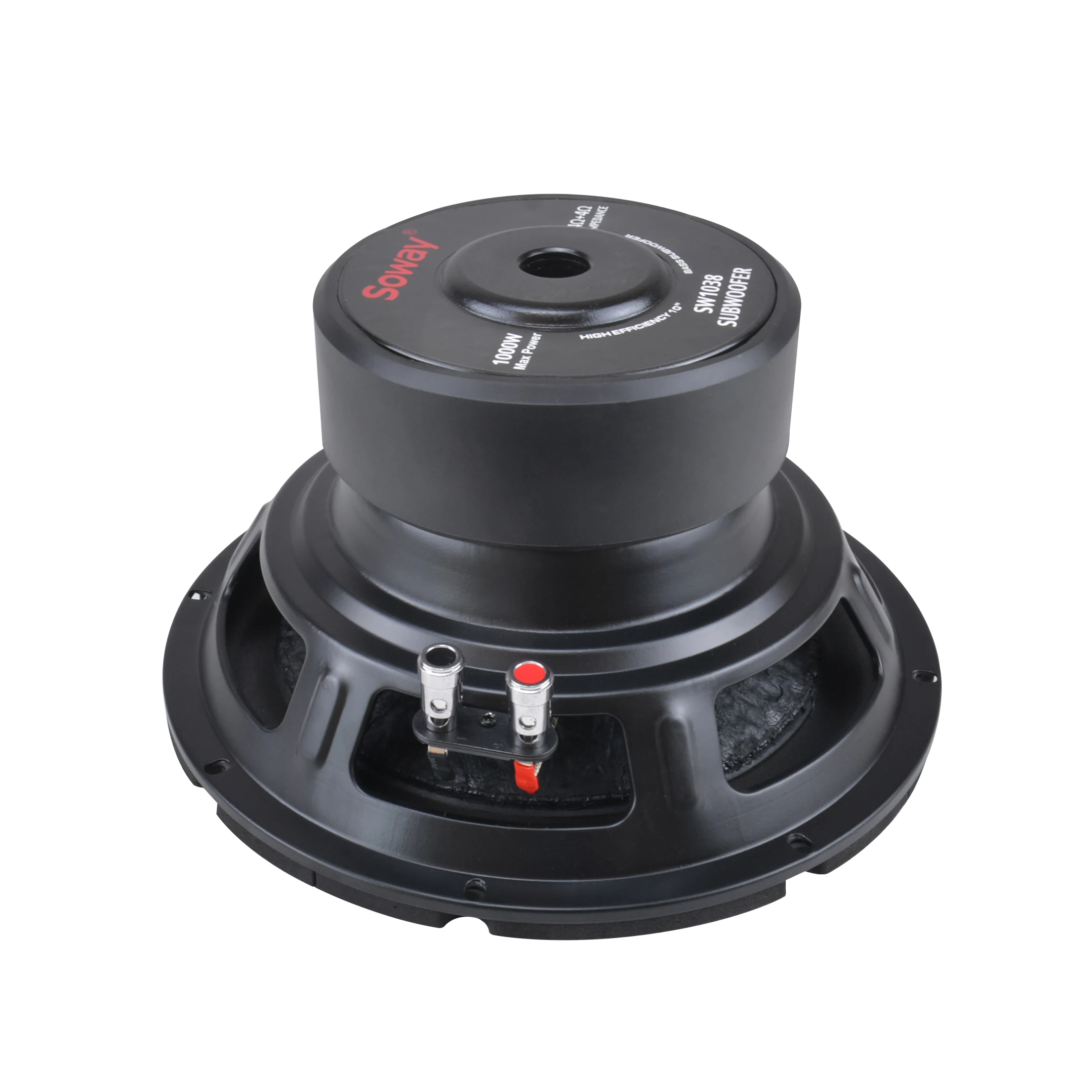 Soway SW10-38 10 inch factory supply  wholesale   89dB car audio super bass speaker powered subwoofer