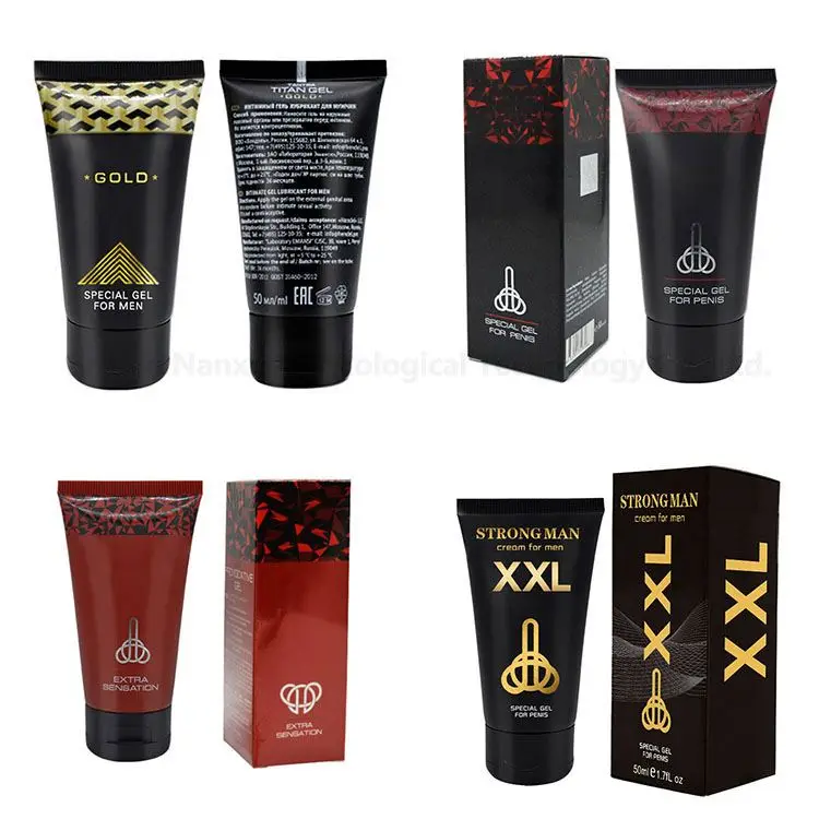 Factory cheaper Original Titan Gel Gold Russia Penis Enlargement Cream Retarder Intim Massage