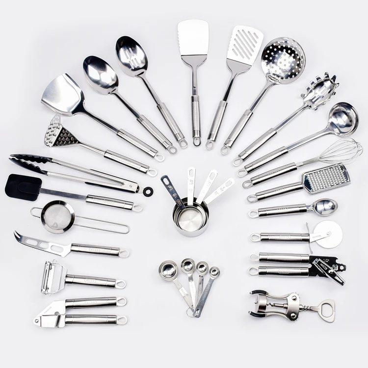 29 Piece best cooking gadgets nonstick stainless steel kitchen utensil set