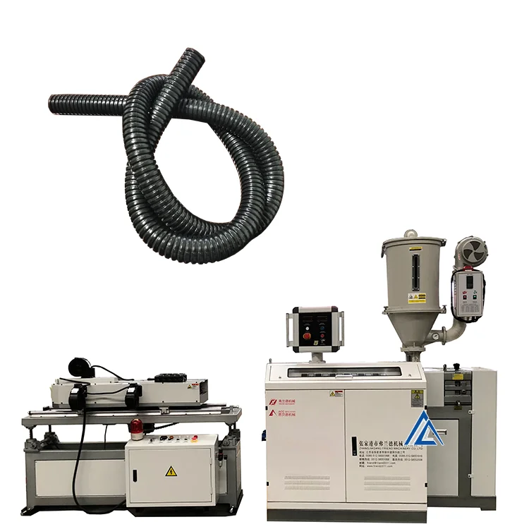 Automatic Car Electrical Cable/Harness plastic corrugated tube extruder making machine production line