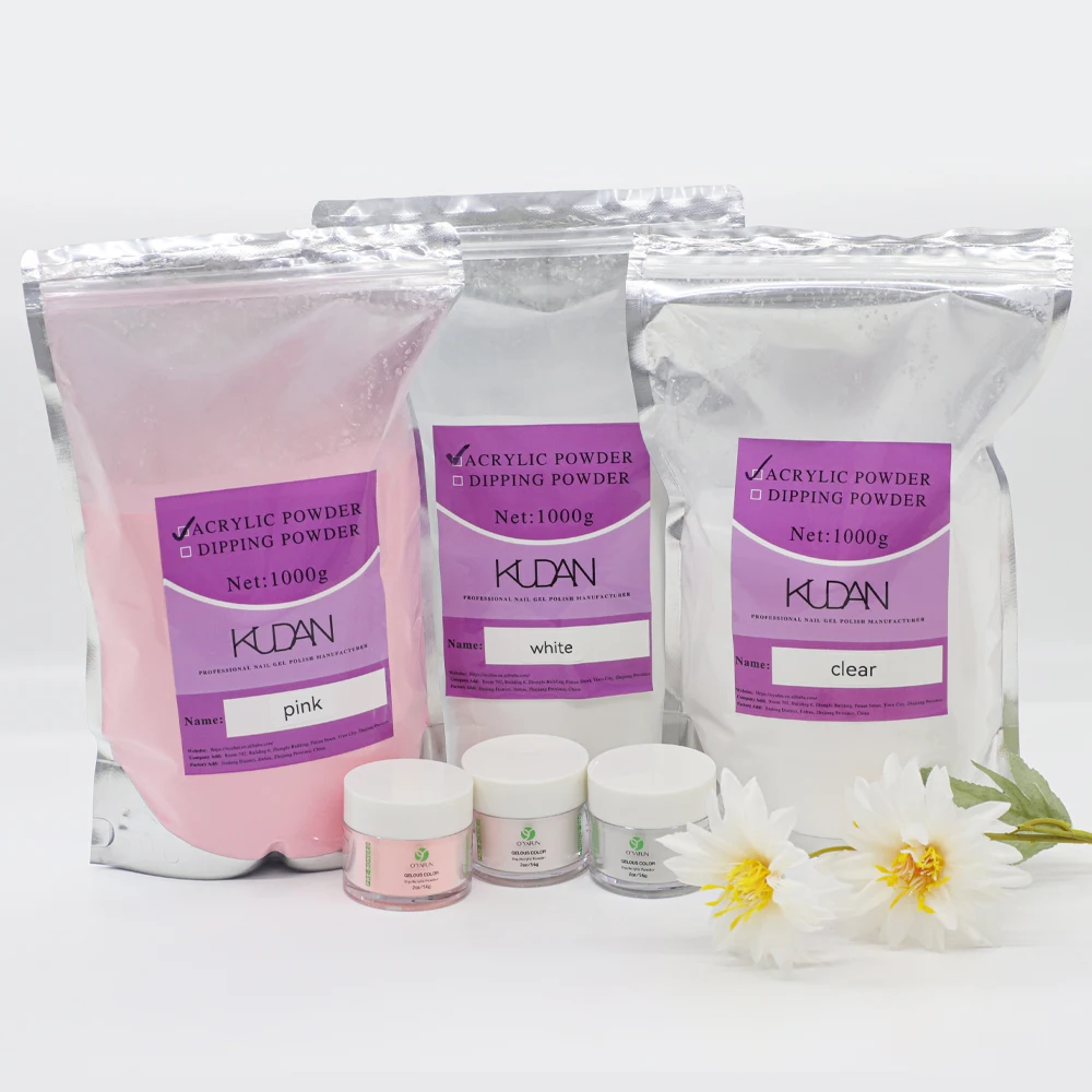 Factory Direct Supply Bulk Nail Art Designs Clear White Acrylic Powders Nail Acrylic Powder Bulk Acrylic Powder For Nails