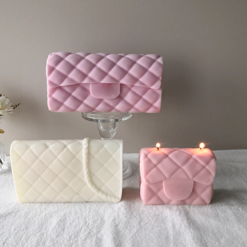 J515 Custom Ins Home Decoration Candle Soy Wax handbag bag  Scented Candles