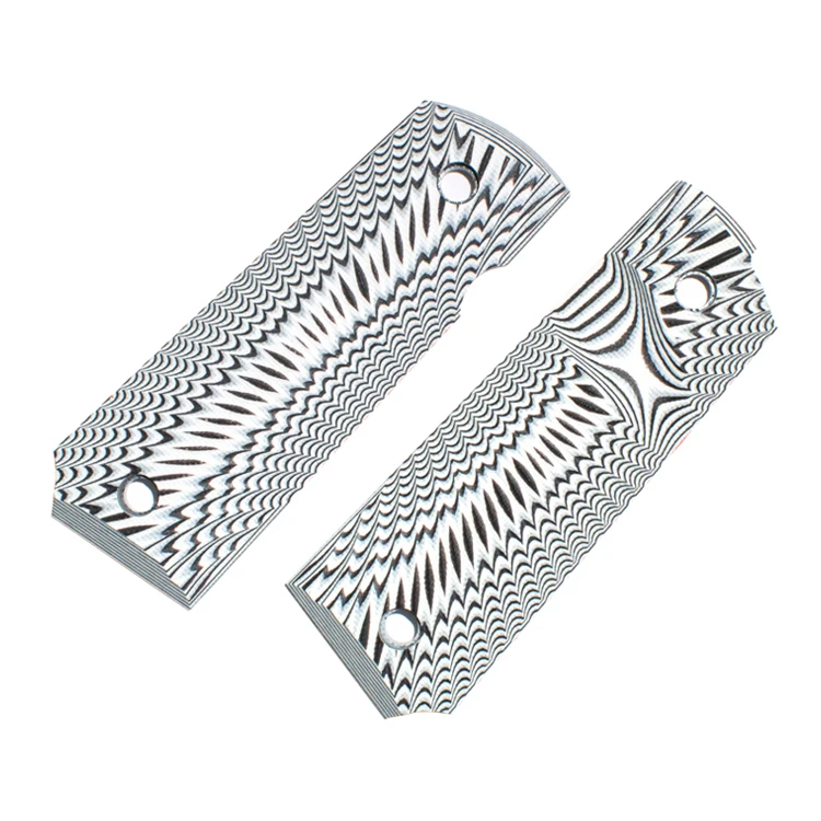 
Full Size G10 Gun Grips 1911 grips for Colt 1911, Sunburst texture with standard cut 