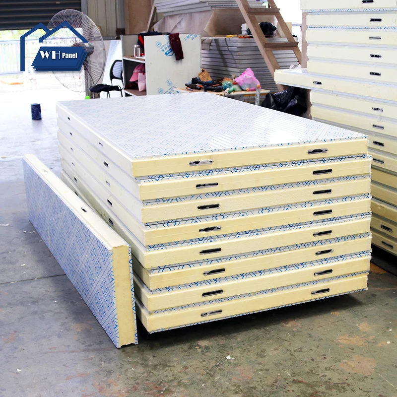 High Quality GMP Certified PU Polyurethane Insulated Roof And Wall Sandwich Panel For Cleanroom Peoject