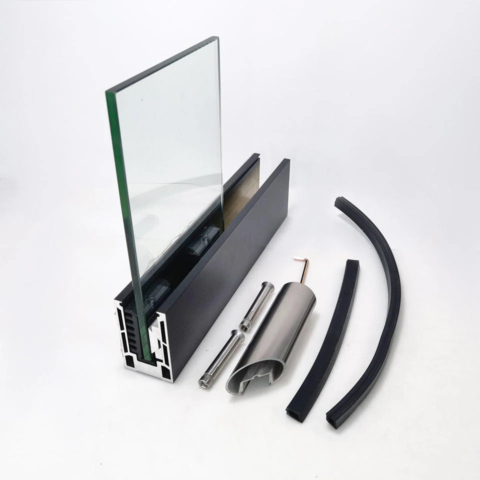 Luxury designer aluminum scrap balcony frame open and close for bathroom aluminium profile corner joint