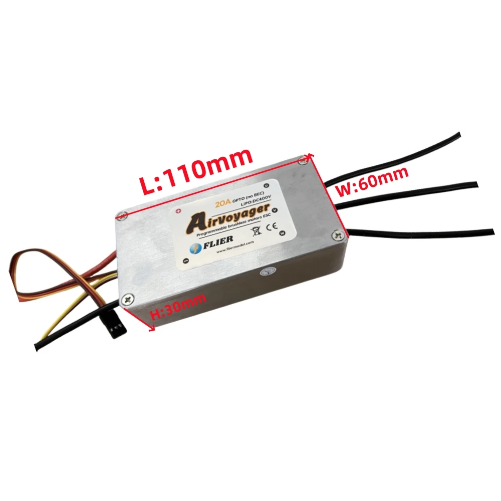 Lipo 400 В супер HV 20A Самолет Электронный регулятор скорости бесщеточный ESC парамотор/Параплан