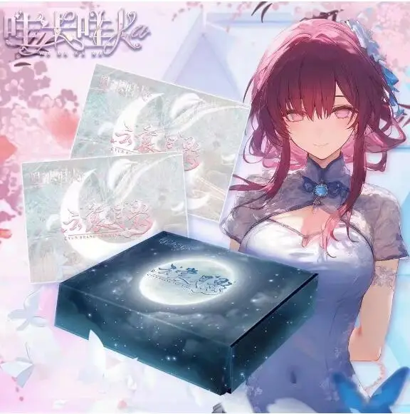 Kawaii Japanese Anime Goddess Story Collection rare Cards box children toys Child Kids Birthday Gift Game collectibles Cards