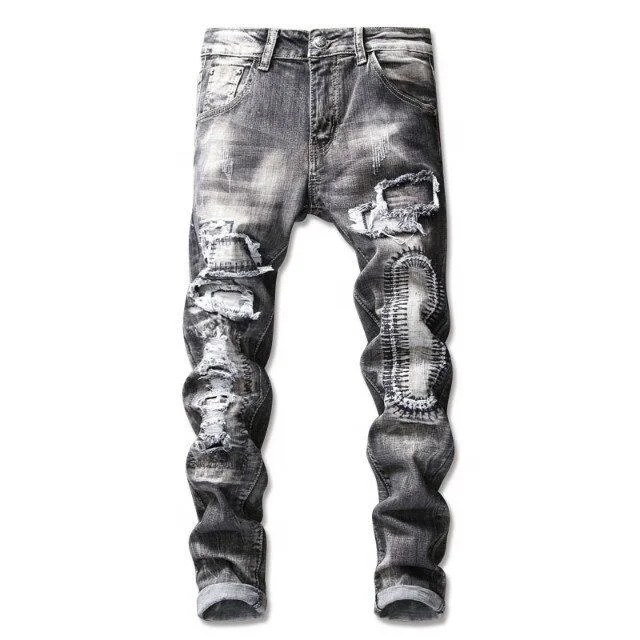 custom wholesale bike jean pent style washed wholesale china stock men jeans