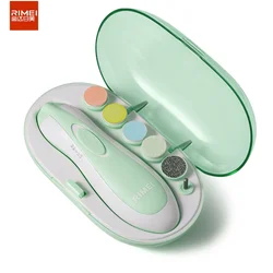 RIMEI hot sale high quality new baby nail file electric nail trimmer for baby manicure set