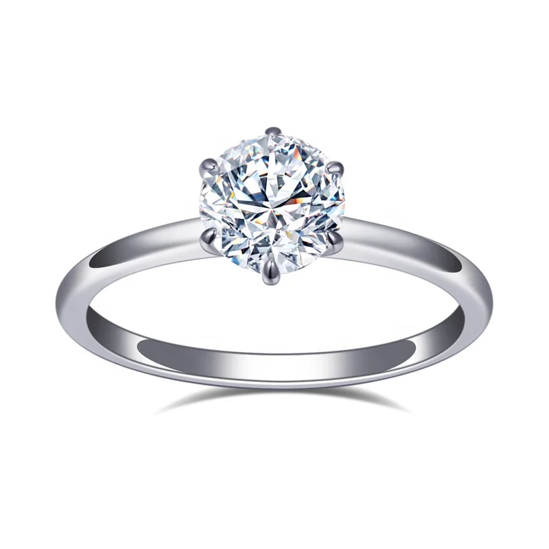 Mishang Jewelry PT950 Lab Diamond Fine Jewelry Rings Diamond Rings