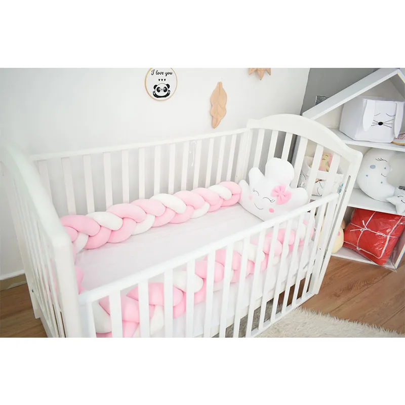 
Braided crib bumper velvet material nordic knot pillows approx. 20 cm height highest quality polyester fiber fille 