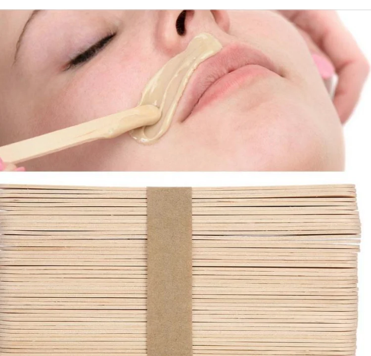 
Wooden bamboo Beauty Wax Hair Removal Stick Depilatory Wax Bikini Stick 
