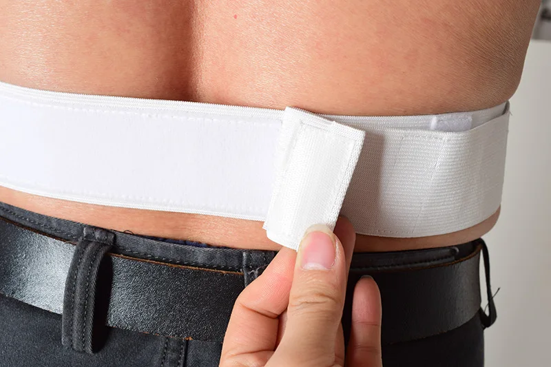 Adjustable Ostomy Belt Waist Brace Prevent Wear Abdominal Belt Binder Stomach Strap Placement of drainage tube connector