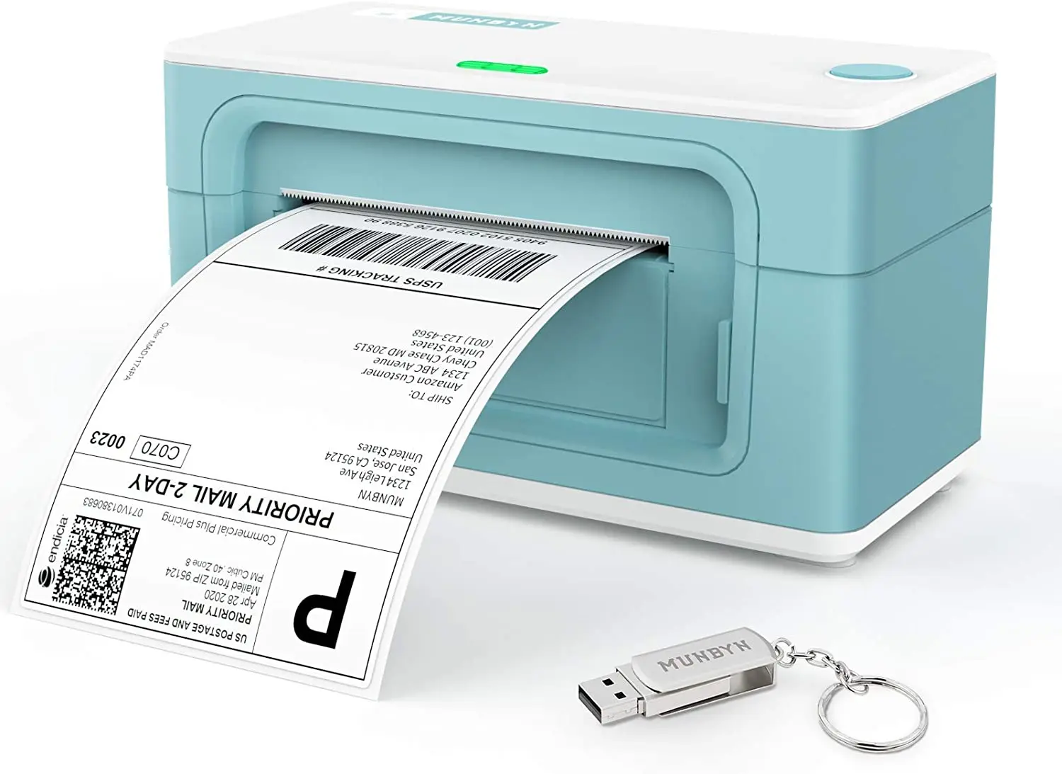 Stock A6 100 x 150 mm Thermal Printer 500pcs Waybill Waterproof Thermal Shipping Label Sticker Thermal Paper