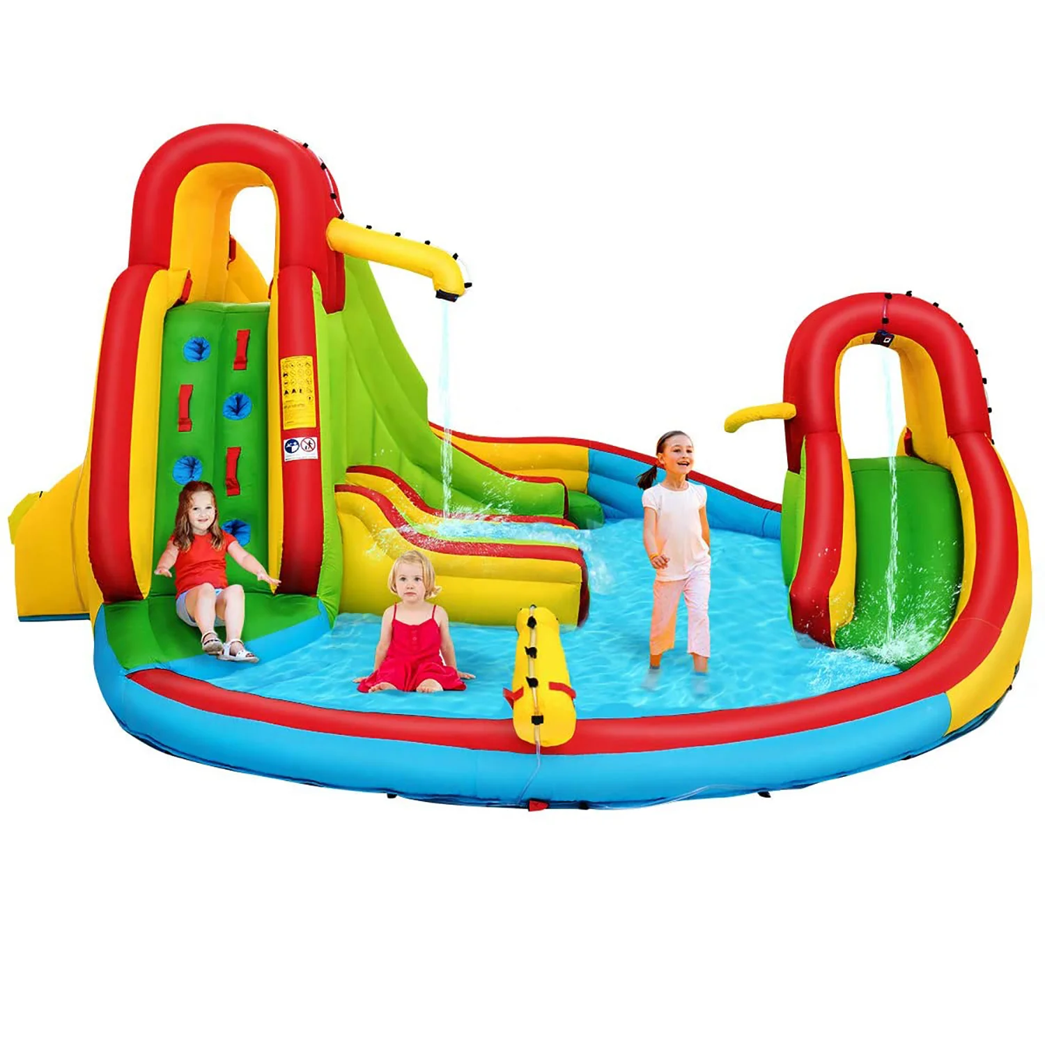 CE certificated little inflatable water park backyard banzai kids park water pool slide playground water park
