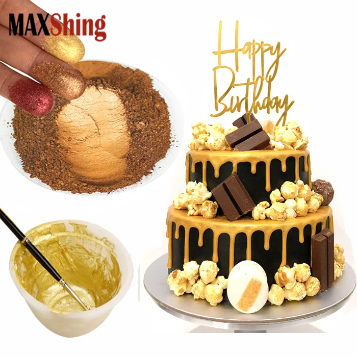  Пищевая добавка Maxshing съедобный жемчужный блеск пищевая краска товары для украшения тортов Хлебобулочные