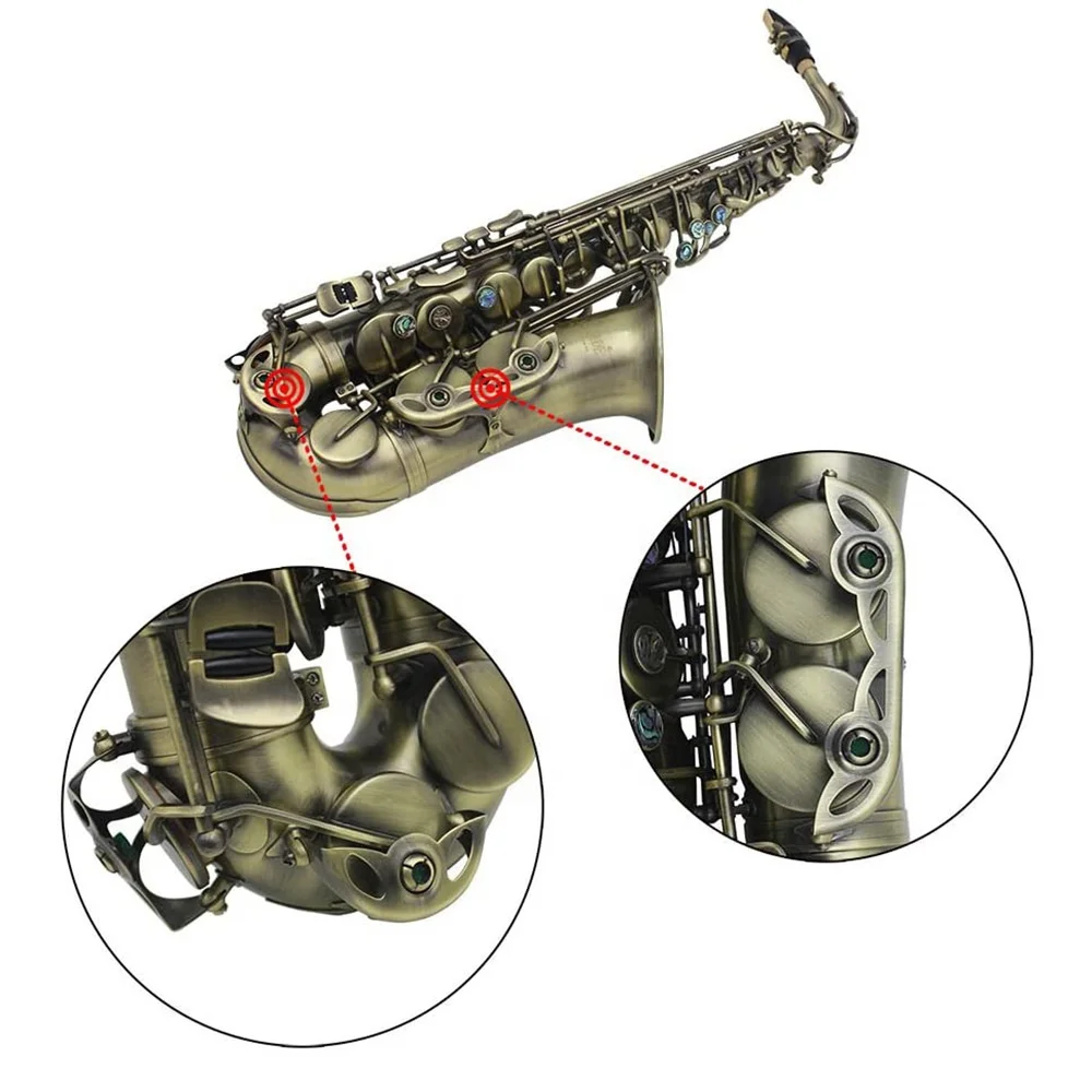 SEASOUND OEM Professional Vintage Alto Saxophone Woodwind Instrument JYAS102VG