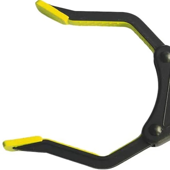 Yellow Foldable Extender Gripper Tool Garbage Picker Reacher Grabber