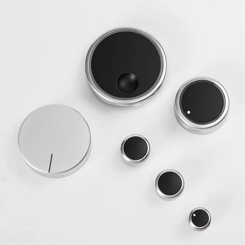 Direct selling plastic knob cap diameter 25mm height 17mm potentiometer knob 6mm custom audio equipment knobs