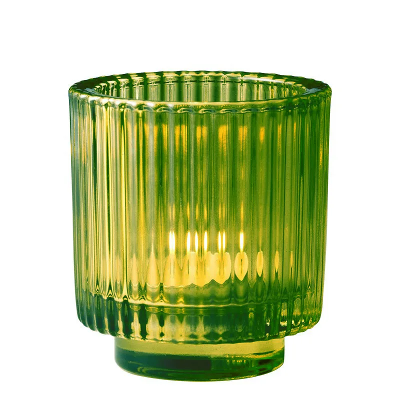 2024 оптовая продажа роскошных прозрачных пустых матовых Элегантных Стеклянных Банок для свечей 230